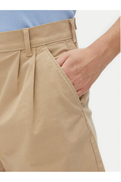 Tommy Jeans Women's Material Shorts DW0DW21643 Beige