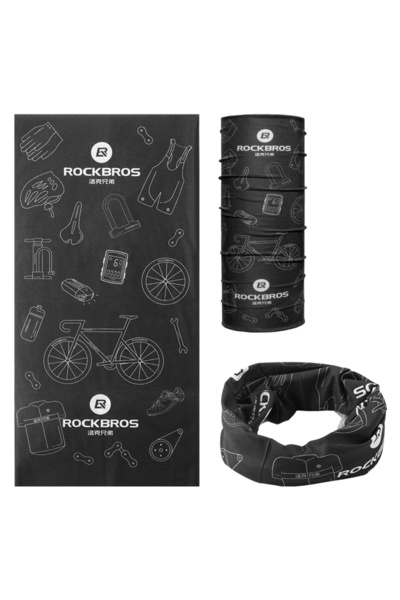 ROCKBROS قناع وجه TJ-001 لركوب الدراجات، مقاس واحد، واقي من الشمس، وشاح بغطاء...