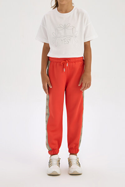 Tyess Girl Red Tracksuit Bottom