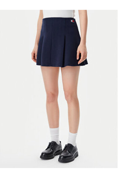 Tommy Jeans Fustă mini pentru femei DW0DW20268 Albastră