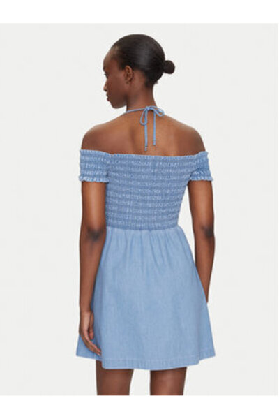 Tommy Jeans Rochie de vară pentru femei DW0DW20677 Multicoloră