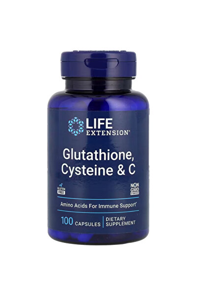 Life Extension Extension Glutathione Cysteine & C 100 Capsules
