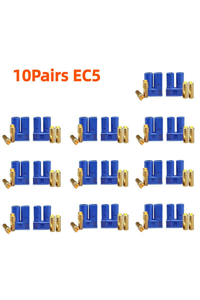 Choice 10 أزواج من موصلات EC5 (5 أزواج/10 قطع) من نوع Bullet Banana Plug ذكر ...