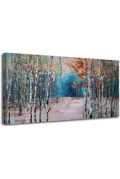 Emoda home Trove لوحة فنية جدارية كبيرة بإطار من القماش مقاس 120 × 60 سم لغرف...