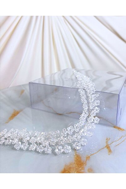 Gold Moda Wedding Kristalni kamen za kosu za mladence | Traka za kosu
