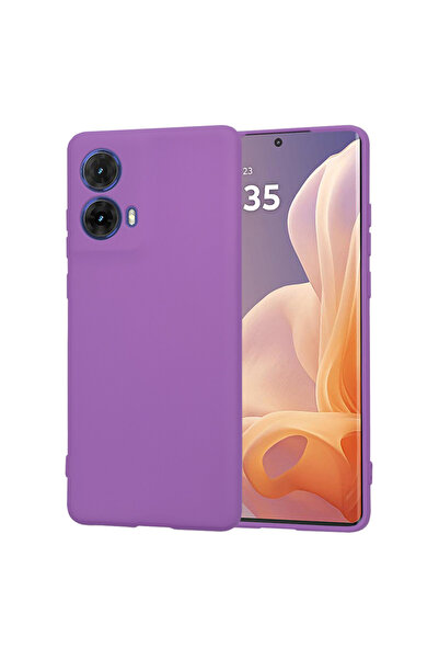 Optim Solution Husa Silicon Microfibra pentru Motorola Moto G85, PerfectFit, ...