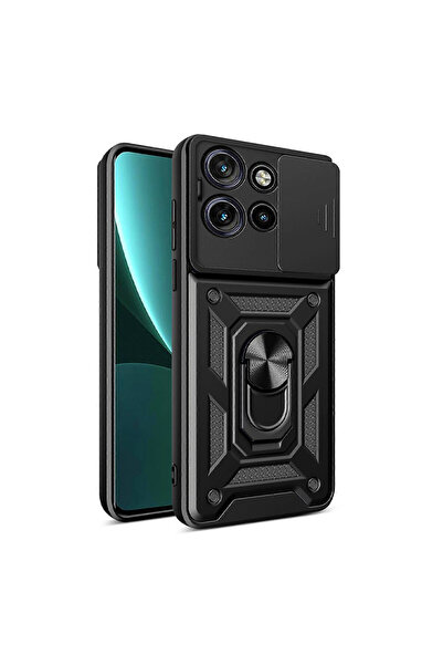 Optim Solution Husa Shutter Spate Armor Ring Lens Cover pentru Motorola Edge ...