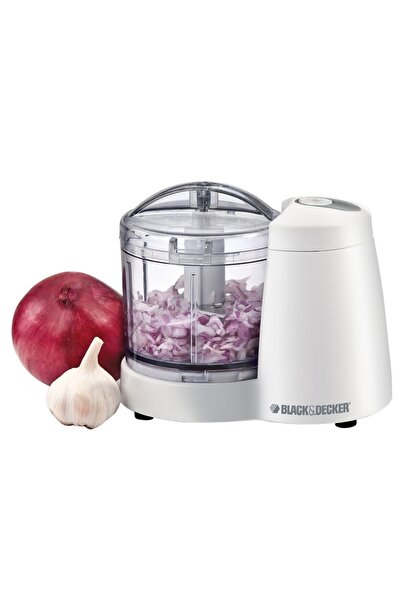 Black&Decker 120W Mini Chopper in White