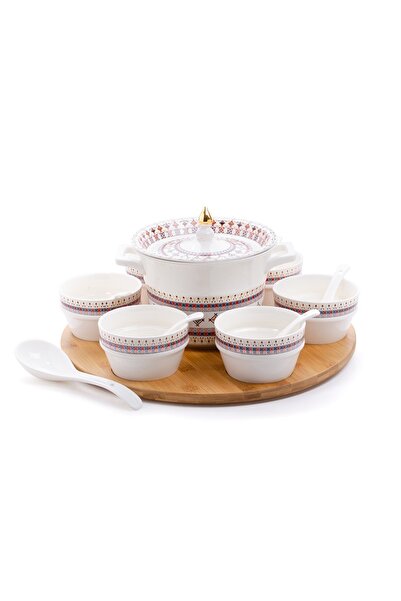 CAVO 15 colorful white soup sets