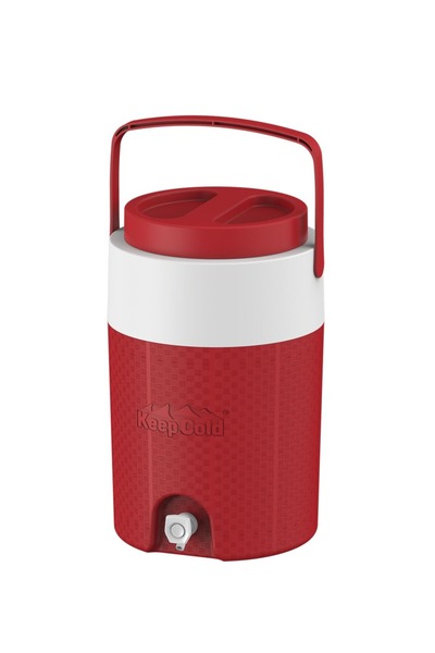 Cosmoplast كيب مبرد مياه بارد احمر 13.2 لتر