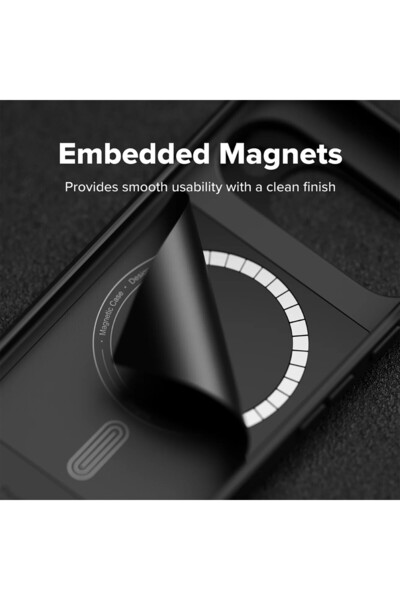 Optim Solution Προστατευτική θήκη για το Google Pixel 10 Pro, προφυλακτήρας TPU με MagSafe, μαύρη