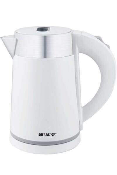 RİBBON Stainless Steel Kettle 0.8L, 1000W, RE-1-138W, White