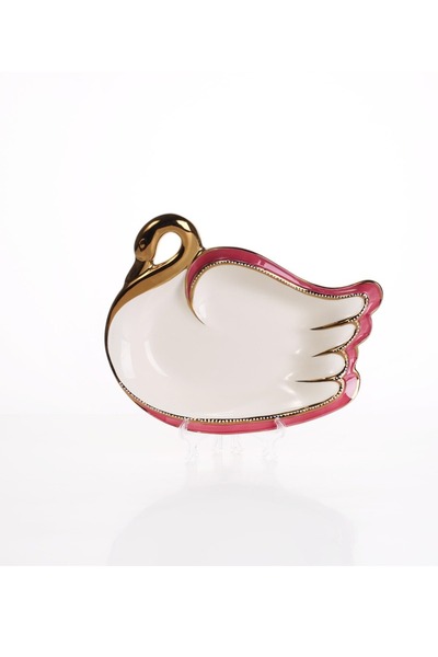 Generic Porcelain dessert plate with crystal rims