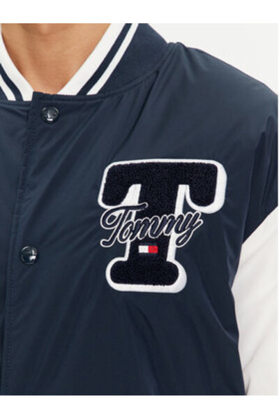 Tommy Jeans Geacă bomber bărbătească DM0DM18702 albastră