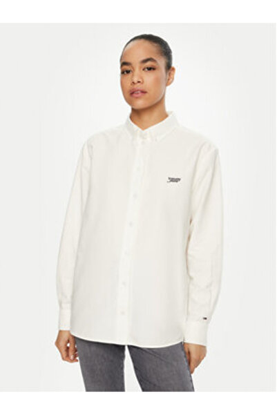 Tommy Jeans Women's Shirt DW0DW19358 White