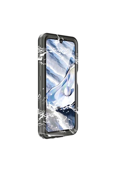 Optim Solution Husa protectie Subacvatica pentru iPhone 15, Waterproof, Impermeabila, Negru