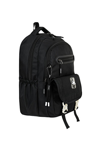 Coverzone Waterproof Backpack–15.6 Inch Notebook Compartment, Can Be Attached to Suitcase, Hidden Pocket on the Back, School Bag,704