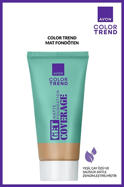 AVON Color Trend Mat Fondöten - 228G