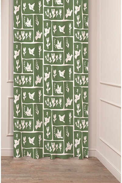 GREENDECOR Pigeon Bird Flower Authentic Anatolian Motif Patterned Special Des...