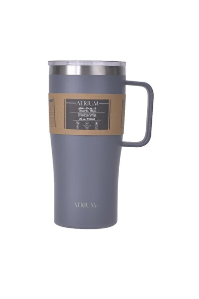 Atrium Insulated Mug with Hot and Cold Handle 600.00 ml (1.06 QAR) Grey