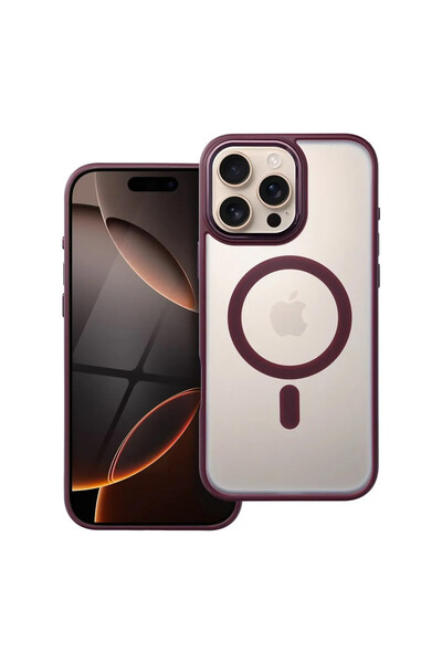 Optim Solution Husa de Protectie MatteMag pentru Apple iPhone 16 Pro Max, ProCore Tech, Violet
