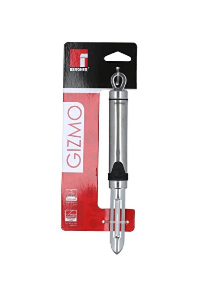 Bergner Bergner Stainless Steel Peeler Silver and Black 19.5 x 2 cm