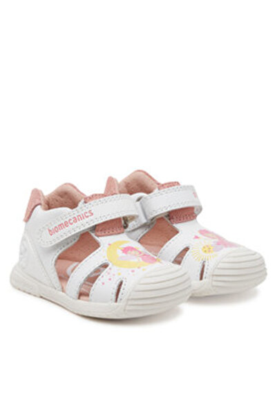 BIOMECANICS Σανδάλια για κορίτσια λευκά BIOMECANICS-252111 A050 BLANCO (NAPA)