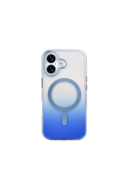 Nezih Case Apple iPhone 17 Uyumlu M-safe Şarj Özellikli Transparan Renk Geçişli Kılıf
