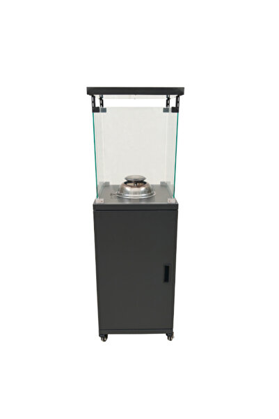 Gardensun موقد غاز خارجي زجاجي مربع