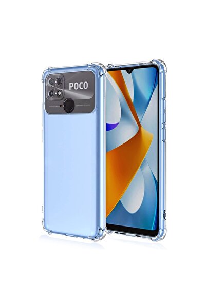 Optim Solution Husa Top-Grade AntiShock pentru Xiaomi Poco C40, Transparent