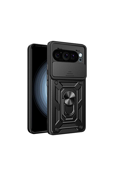 Optim Solution Husa Shutter Spate Armor Ring Lens Cover pentru Google Pixel 9...