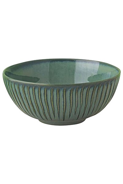 Generic جاليري وعاء سلطة بورسلين أخضر 750 مل