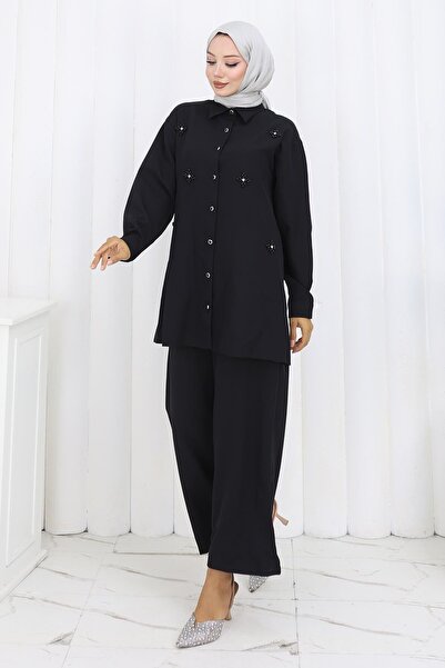 Modamihram Минималистичен комплект от камъни, черен 19367