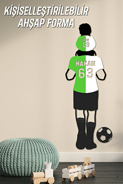 kutuTR Baba Evlat Aynı Renkler 'gönül Verilen Renkler' Mdf Forma Tablo Yeşil ...