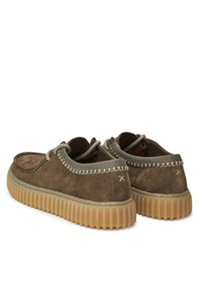 CLARKS Ανδρικά Χαμηλά Παπούτσια Πράσινα CLARKS-26180905 G28 Σκούρο Λαδί Συνδυασμός