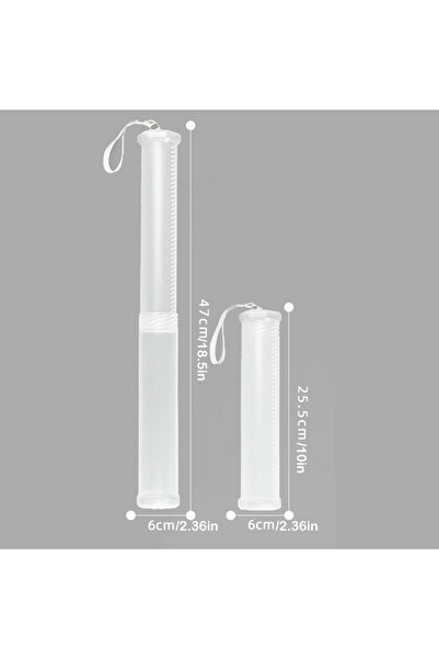 Choice B 1PCS Transparent ABS telescopic pen holder, art painting brush penci...