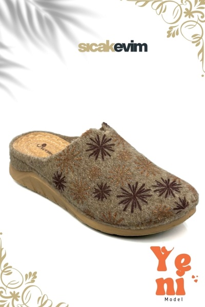 sermoda Жіночі домашні капці – набір з 3 пар з поліестеровою підошвою Легкі домашні капці, що зберігають тепло