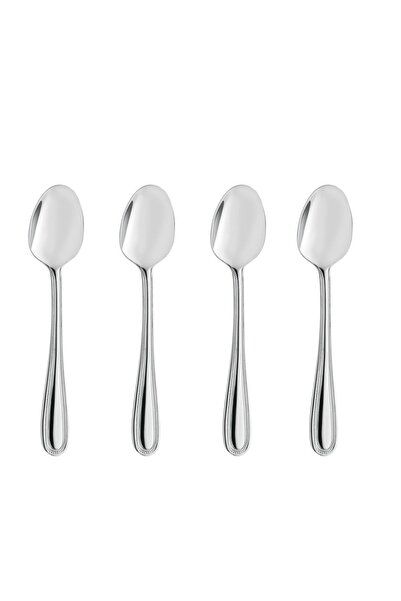 Amefa 4 Pieces Tea Spoon on Pearl Silver Hanging Card