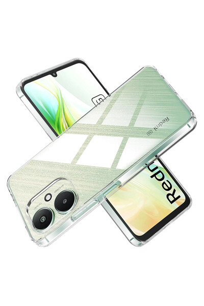 Optim Solution Husa TPU High Clear pentru Xiaomi Redmi 13C 4G / 13C 5G, Diamo...