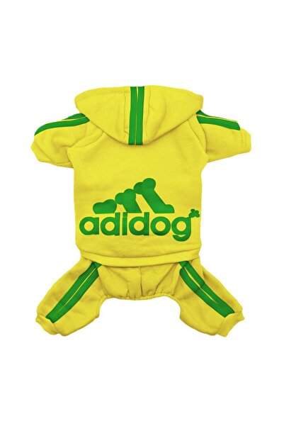 fara marca Hanorac pentru catei galben XS 18cm lungime