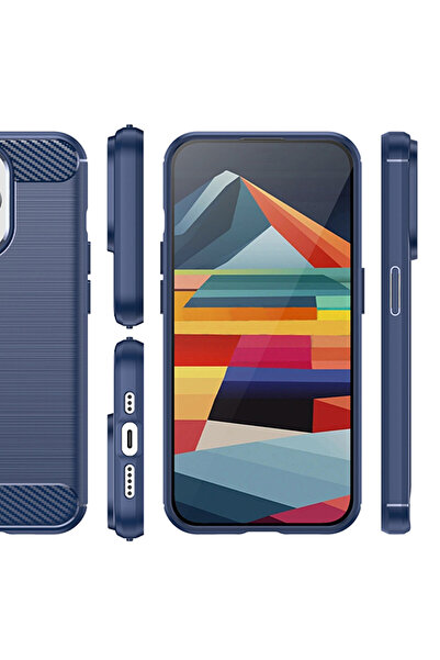 Optim Solution Θήκη ανθεκτικός σε άνθρακα για Google Pixel 9a, αντικραδασμική, μπλε