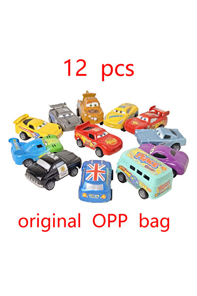 Choice بدون صندوق، مجموعة سيارات ديزني بيكسار الجديدة 3 ريبوند كارز، 12 قطعة، لايتنينج ماكوين، جاكسون ستورم، بلاستيك