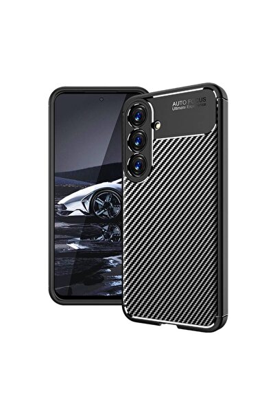 Optim Solution Husa Carbon RebellionPro pentru Samsung Galaxy S25 Plus, Anti-Soc, Negru