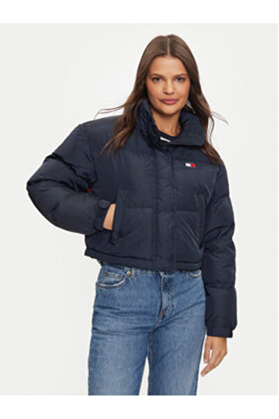 Tommy Jeans Geacă de puf pentru femei DW0DW18820 albastră