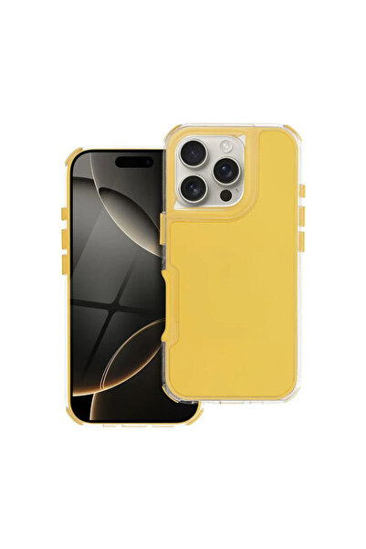 Optim Solution Θήκη ArrayEX για Apple iPhone 16 Pro Max, AntiShock, Κίτρινη