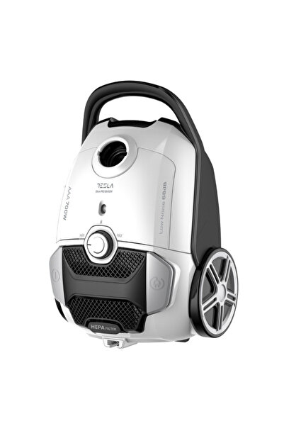 TESLA Vacuum cleaner with bag BG400W Silent Pro, 800W, 3 l, HEPA filter, 68 dB, Gray