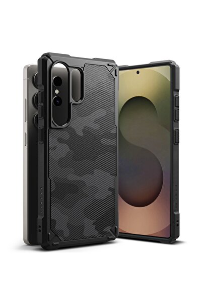 Optim Solution Husa OPTHeavy-duty pentru Samsung Galaxy S25 Ultra, Negru/Camo