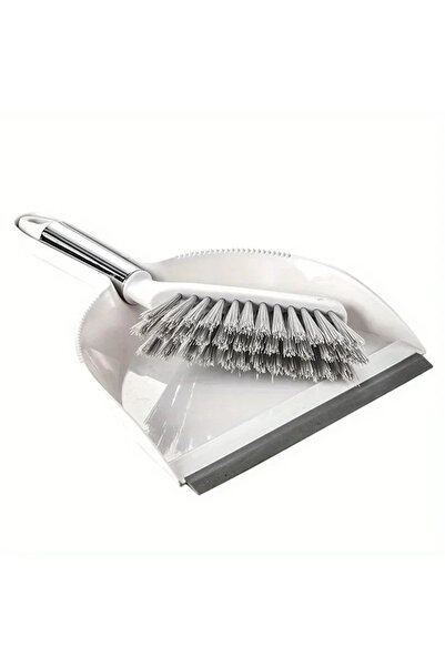 Choice white Mini Dustpan and Brush Set Hand Brush Dust Pan Table Cleaning Br...
