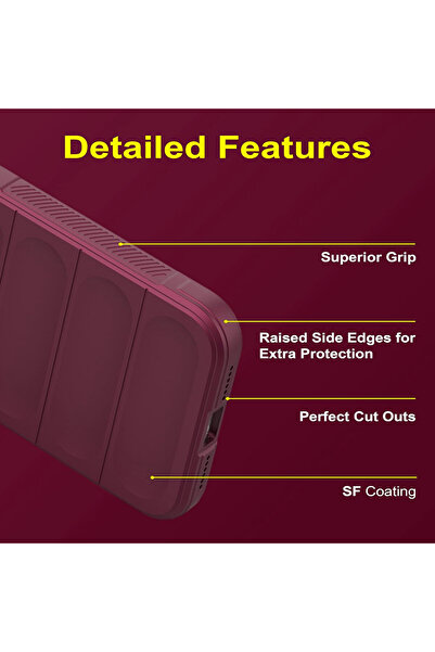 Optim Solution Θήκη Buffer με μικροΐνες για Google Pixel 9 Pro XL, εύκαμπτη TPU, μωβ