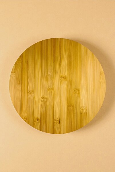 Kitchen Way 360 Rotatable Bamboo Tray Presentation Stand 30cm Kw-962